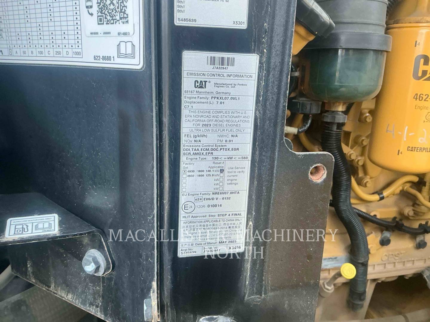 Cat 938M, Wheel Loader, 1598 hours, S/N: P5K04329, 2024 - Image 8
