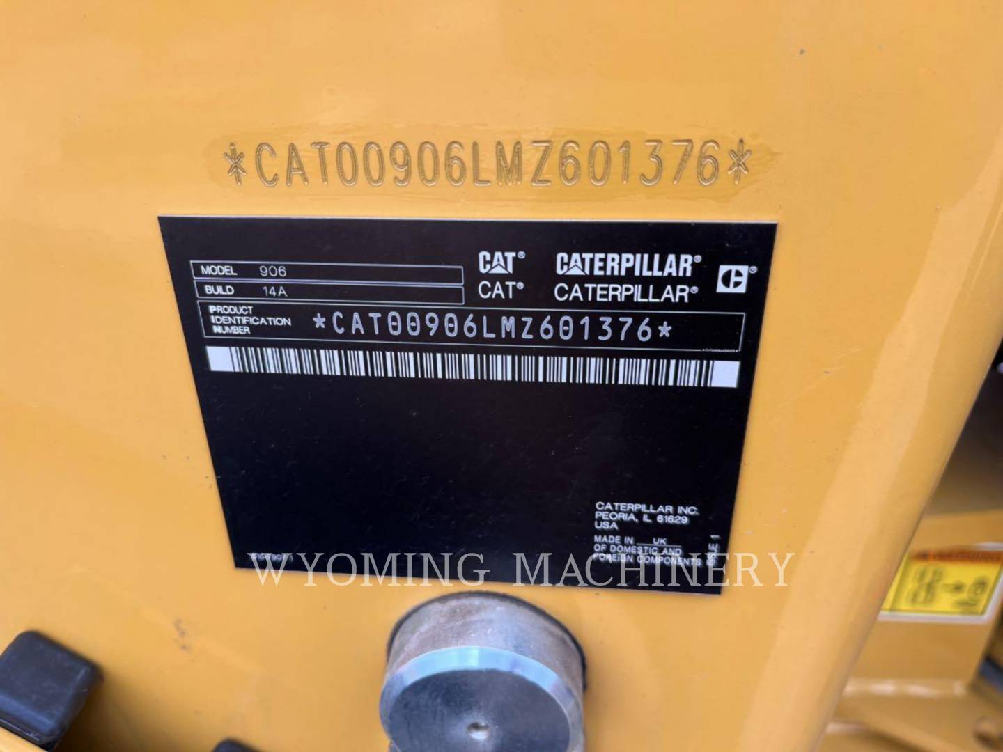 Cat 906, Wheel Loader, 45 hours, S/N: MZ601376, 2025 - Image 6