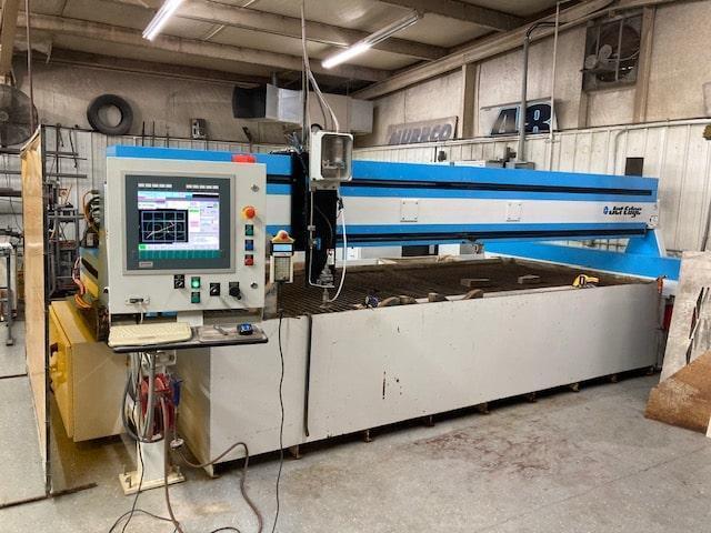 Jet Edge #MR513, CNC waterjet, 5' x 13', 50 HP, 55000 psi, Backoff controller, 2016 - Image 1
