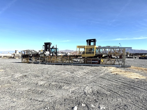 36" wide x 103' long, Superior conveyor belt with folding up to 61' long, 2015 - Image 5