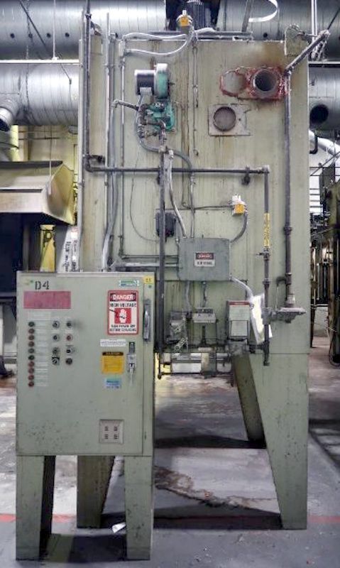 24" width x 36" D x 24" H Lindberg #93-243624-G14, gas fired temper furnace, 1400°F, 400000 BTU/HR, vertical - Image 3