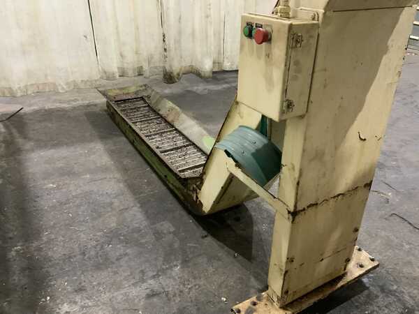12" wide x 6.24" long, Turbo #6287-8174, incline chip conveyor, forward & reverse, 1 HP - Image 5