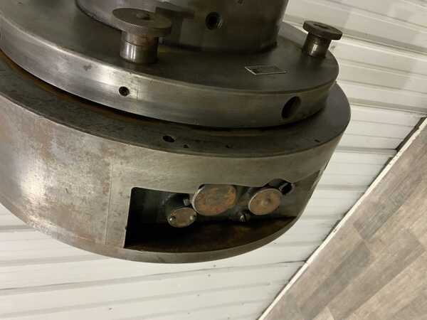 20" Mummert Dixion, facing head, 3-3/4" spindle diameter, 10" bar length, automatic feed, head feeds both - Image 2