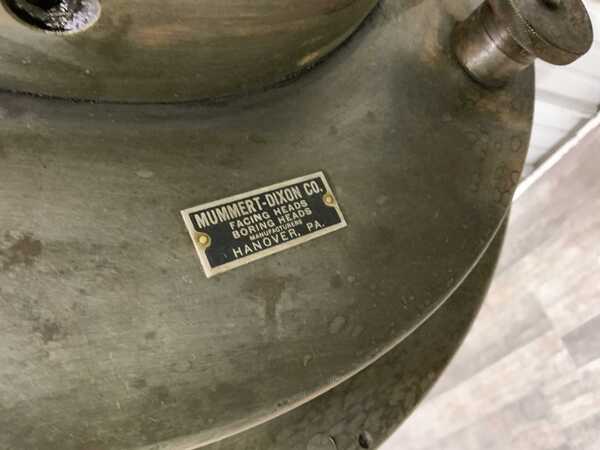 20" Mummert Dixion, facing head, 3-3/4" spindle diameter, 10" bar length, automatic feed, head feeds both - Image 7