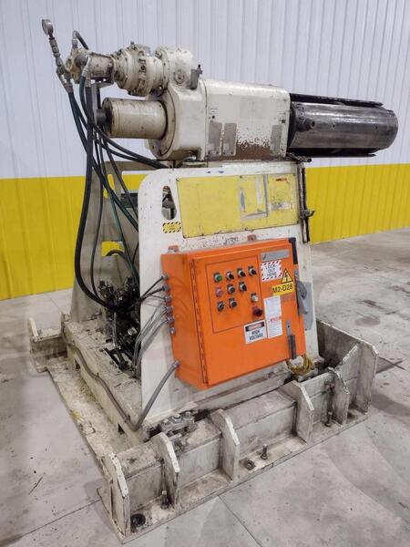 20000 lb. ASC #JN17417.00, driven uncoiler coil reel, 36" width, hydraulic adj., 2002 - Image 2