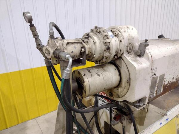 20000 lb. ASC #JN17417.00, driven uncoiler coil reel, 36" width, hydraulic adj., 2002 - Image 8