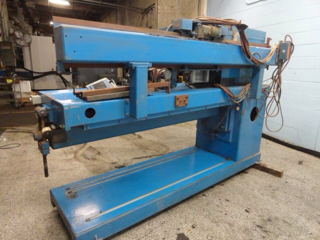 3' Pandjiris, seam welder, Miller 1D-DW programable control, rack & pinion drive, 1986, Tag #15706 - Image 2