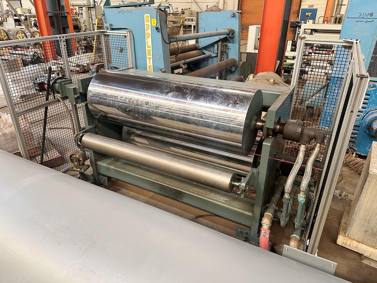 Gloucester, 54" wide co-extrusion sheet line, polypropylene sheet, approx 1200 lb/hr., 2006 - Image 7