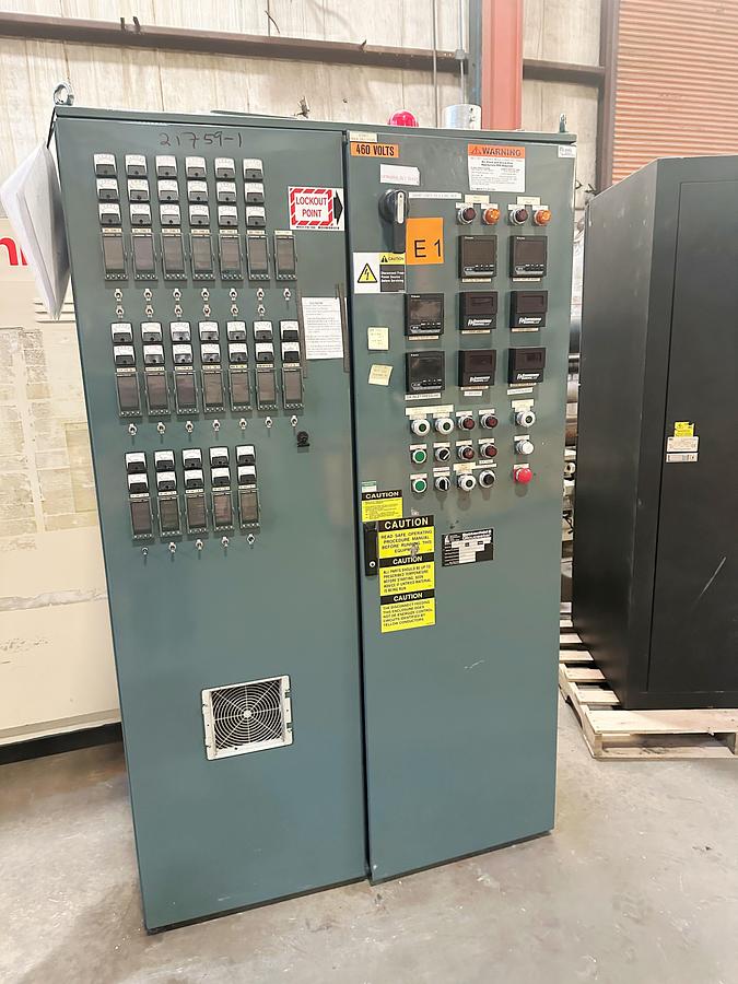 Gloucester, 54" wide co-extrusion sheet line, polypropylene sheet, approx 1200 lb/hr., 2006 - Image 9