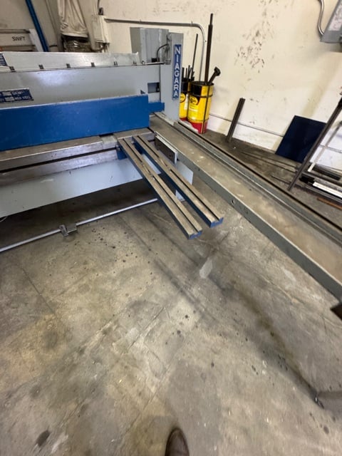 10 gauge x 6' Niagara #56-B, Mechanical Power Squaring Shear, 24" Back Gauge, 5 HP - Image 2