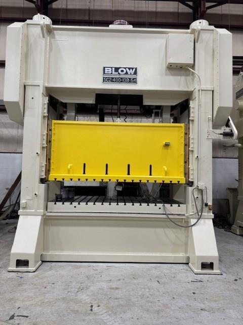 400 Ton, Blow #SC2-400-108-54, straight side mechanical stampng press, 10" stroke, 35" Shut Height, air - Image 4