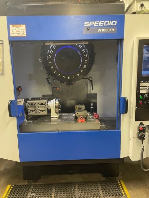 Brother #Speedio-W1000XD1, CNC vertical machining center, 21 automatic tool changer, 19.6" X, 39.3" Y, 14.9" - Image 1