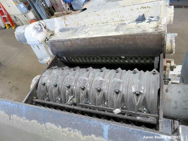 Retech #VH34/75, Horizontal Shredder, 75 HP, 5" x 34" infeed, 16" diameter rotor, 390 RPM, Vibratory - Image 2