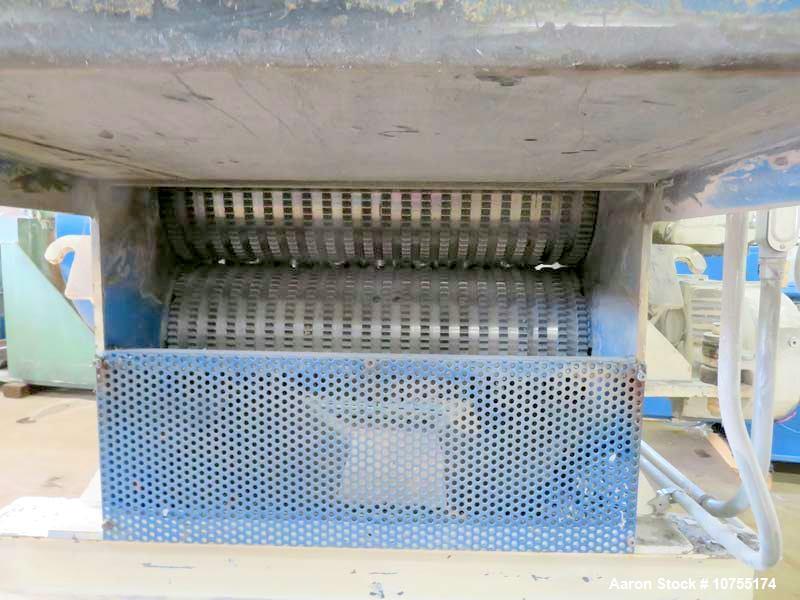 Retech #VH34/75, Horizontal Shredder, 75 HP, 5" x 34" infeed, 16" diameter rotor, 390 RPM, Vibratory - Image 4