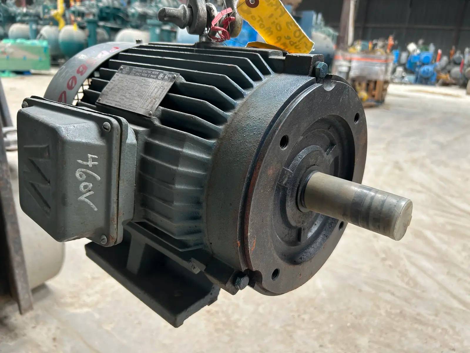 3 HP 1180 RPM Worldwide Electric Corp. Corporation, Electric Motor, Frame 213T, 8.4/4.2 amps, 230/460 Volts - Image 7