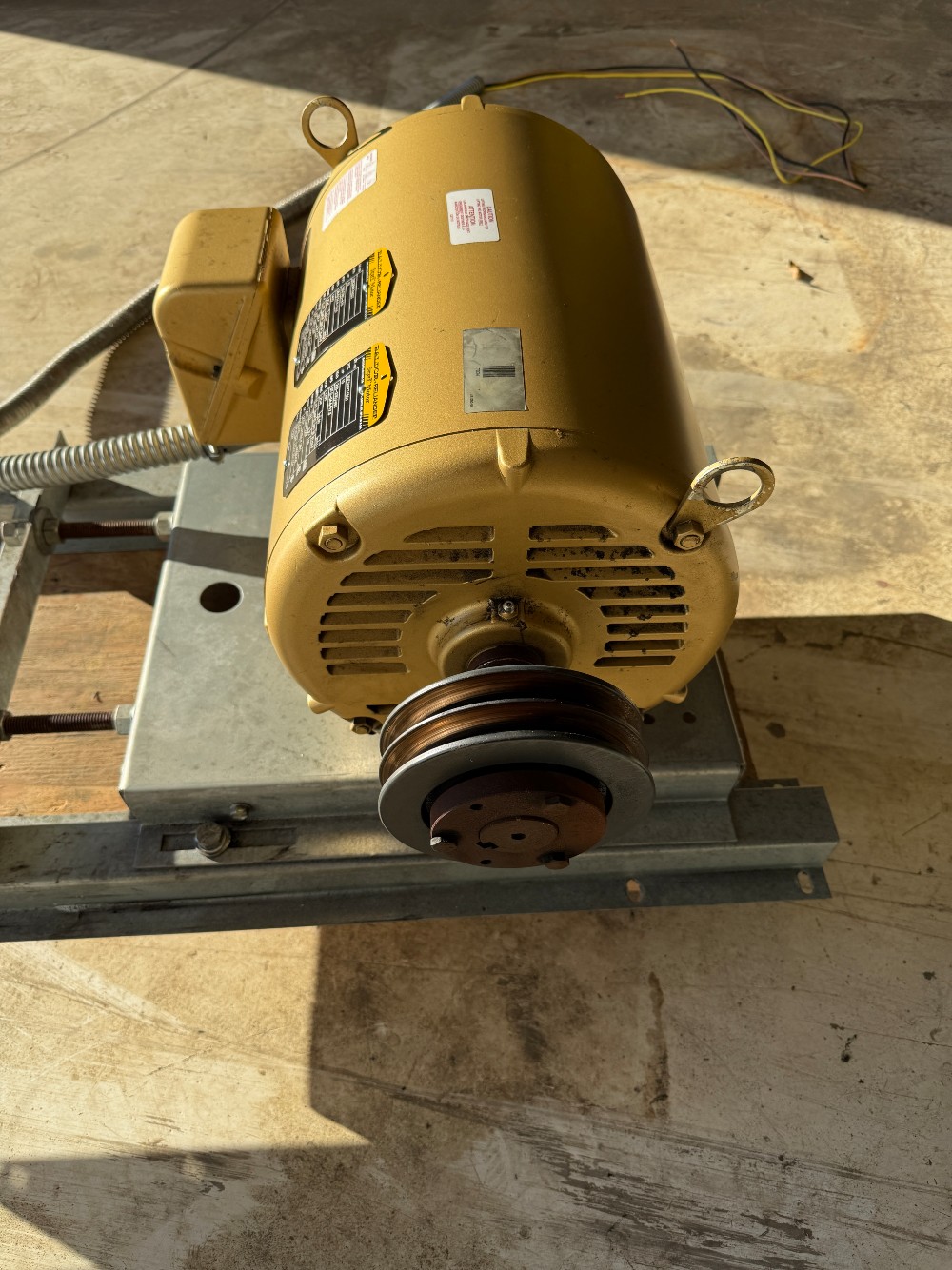 15 HP 1765 RPM Baldor Reliance Super E EM2513T, Frame 254T, OPSB, 230/460 Volts - Image 2