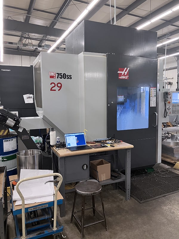 Haas #UMC-750SS, 5-Axis, 30" X, 20" Y, 20" Z, 15000 RPM, 40 automatic tool changer, Renishaw probing system - Image 1