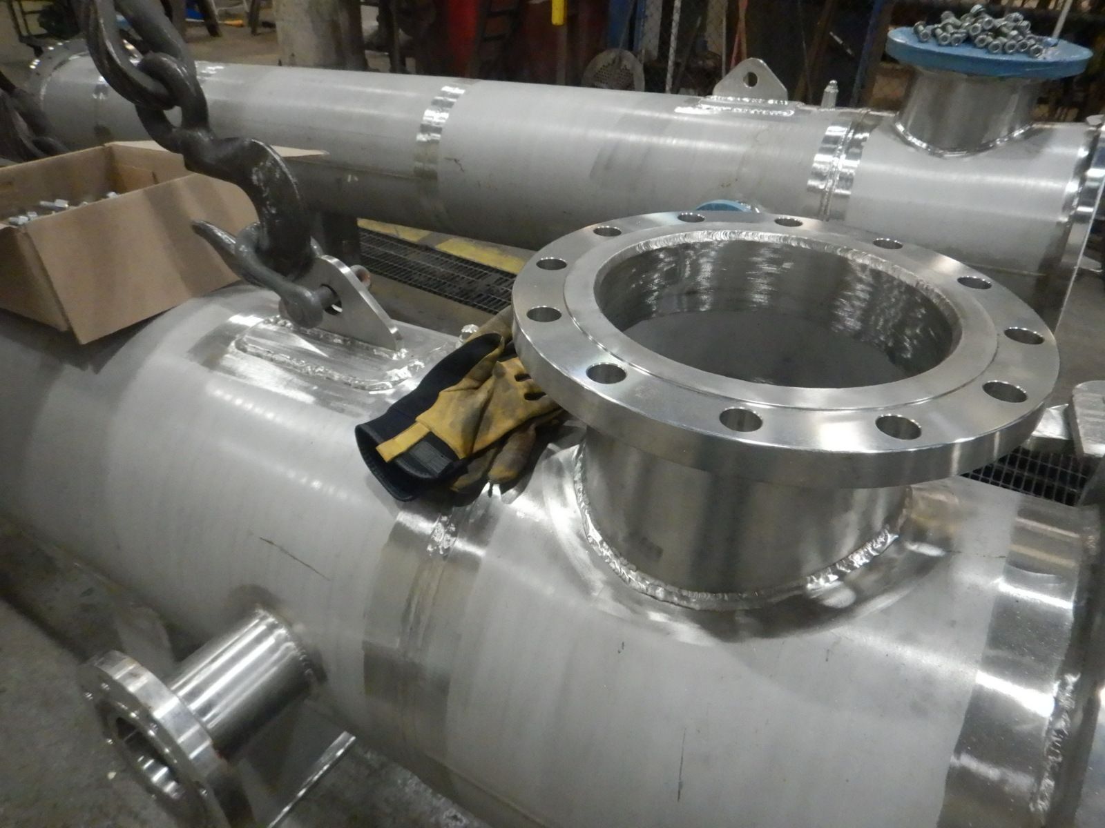 564 sq.ft., 150/FV psi shell, 50/FV psi tube, Paget, 316L Stainless Steel shell-tube heat exchanger, 2022 - Image 3