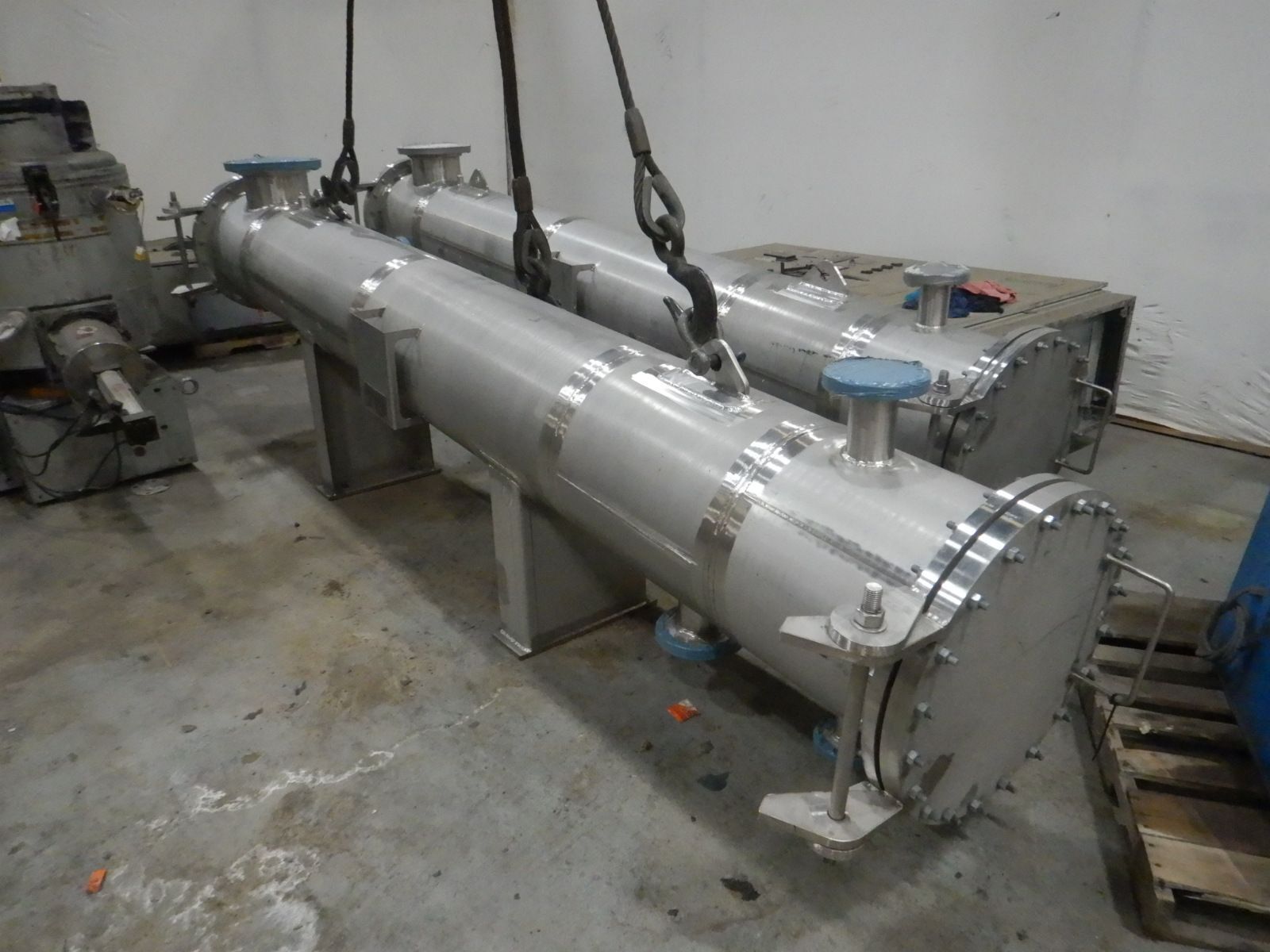 564 sq.ft., 150/FV psi shell, 50/FV psi tube, Paget, 316L Stainless Steel shell-tube heat exchanger, 2022 - Image 4