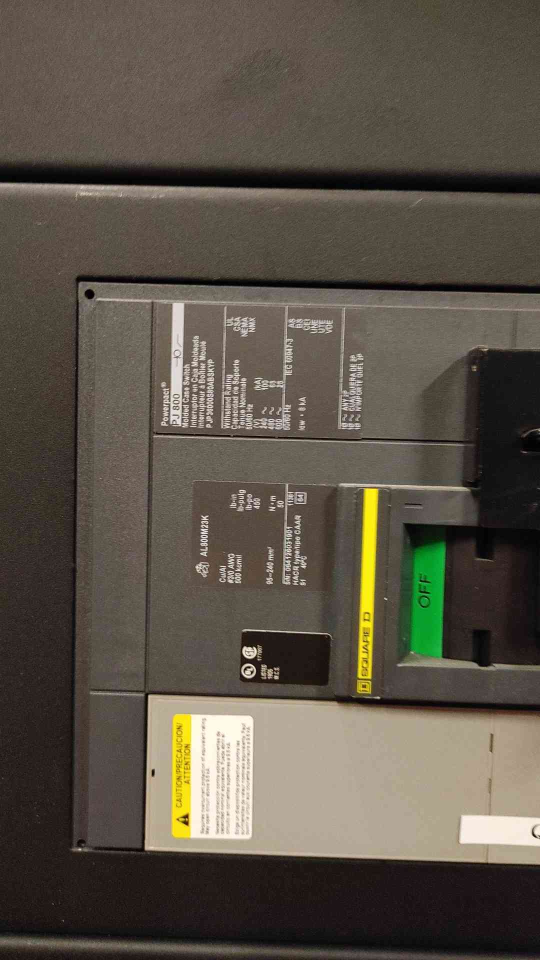 800 Amp, Square D #PJ800, powerpact breakers - Image 5