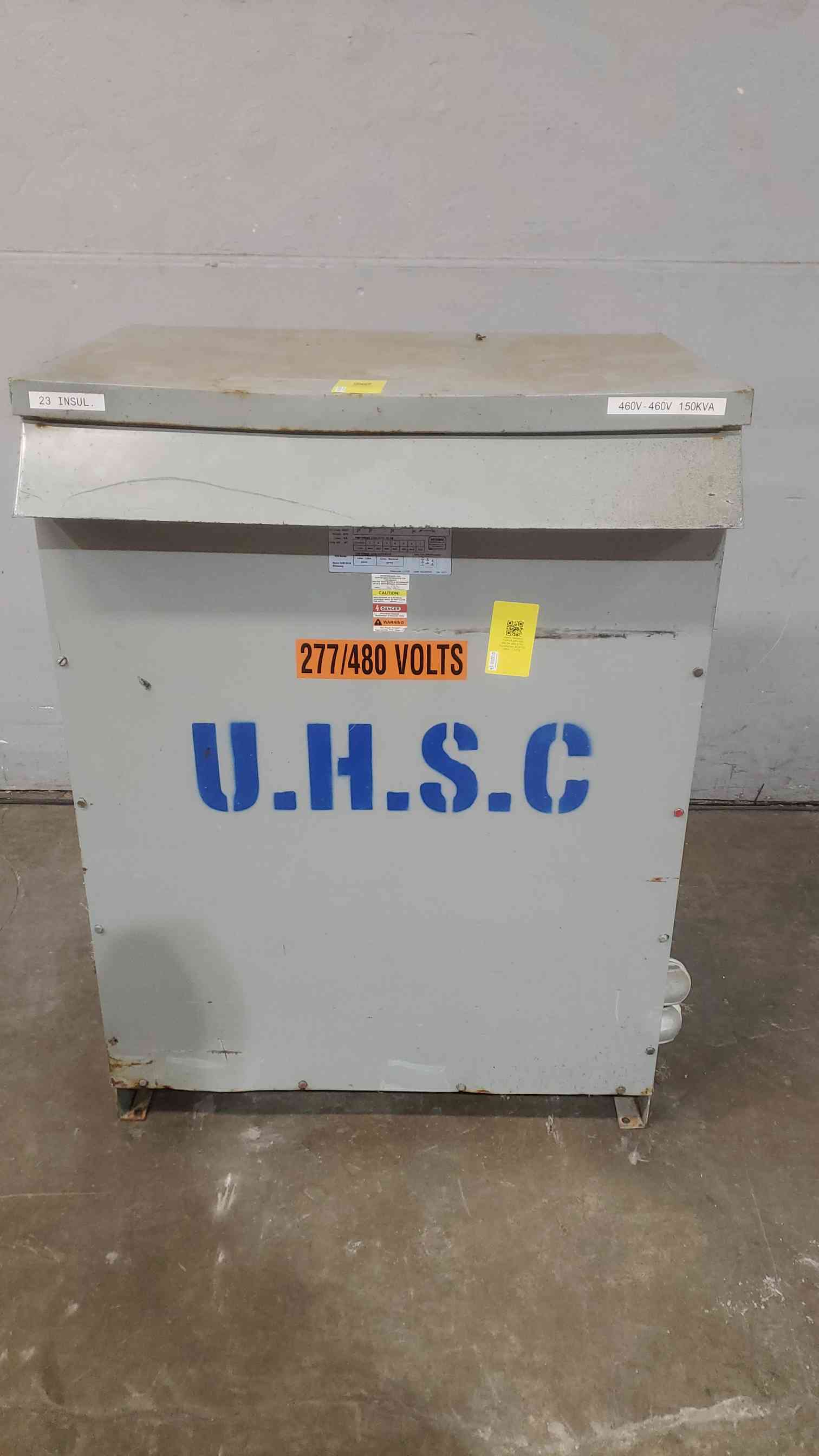 150 KVA 480 DELTA Primary, 480/277 Secondary Siemens 3F5Y150, 3PH, Transformer (2 available) - Image 5