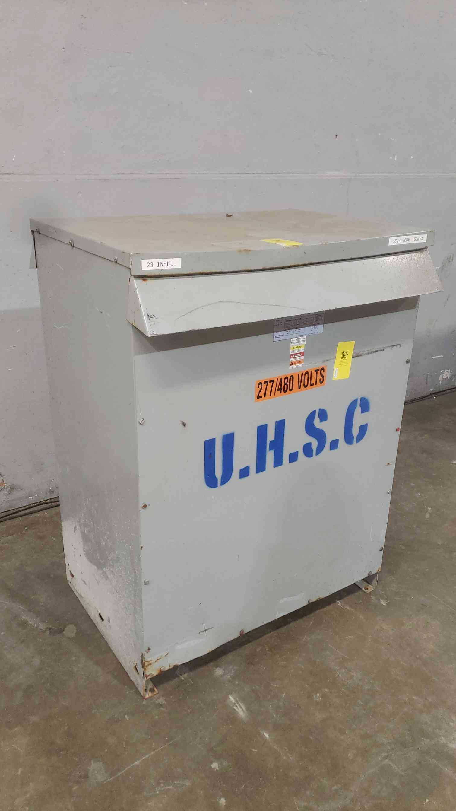 150 KVA 480 DELTA Primary, 480/277 Secondary Siemens 3F5Y150, 3PH, Transformer (2 available) - Image 8