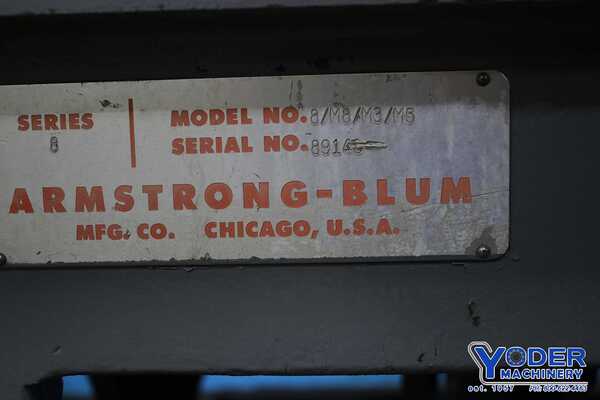 18" x 20" Marvel #A-M2-M8, 8 Extra High vertical band saw, 15' 8" x 1" blade, vise, coolant - Image 9