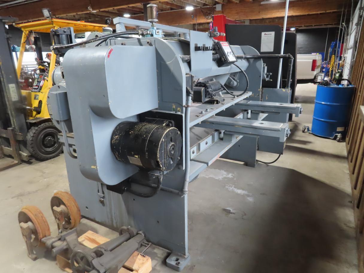 10 gauge x 6' Cincinnati #1006R, Power Squaring Shear, 75" Blade, 7 Hold Downs, 7.5 HP, 22-11 amps, 230/460 - Image 5