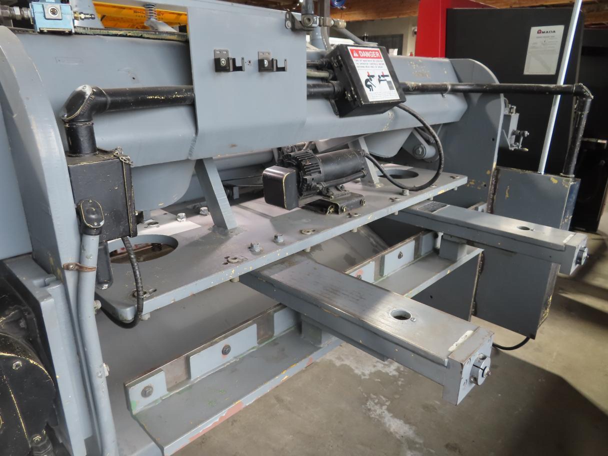 10 gauge x 6' Cincinnati #1006R, Power Squaring Shear, 75" Blade, 7 Hold Downs, 7.5 HP, 22-11 amps, 230/460 - Image 6