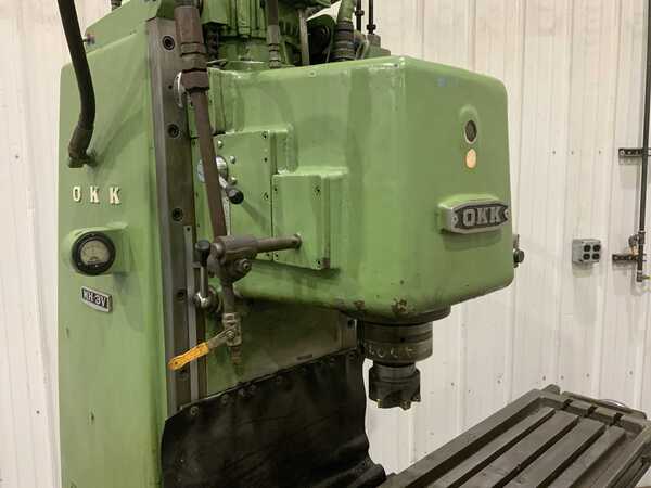 OKK #MH-3V, vertical milling machine, 65" x14-1/4" table, automatic lube, coolant, #50NS - Image 6