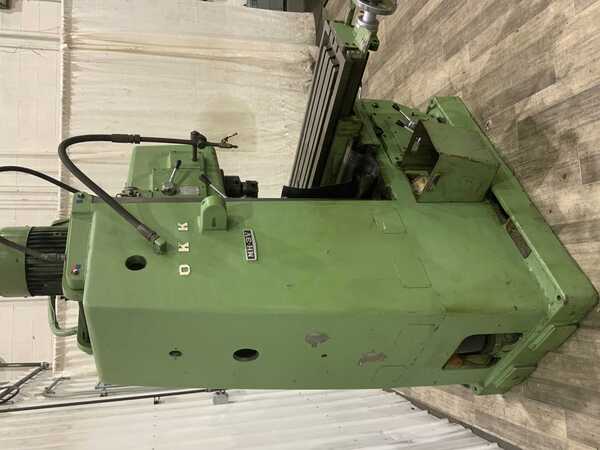 OKK #MH-3V, vertical milling machine, 65" x14-1/4" table, automatic lube, coolant, #50NS - Image 7