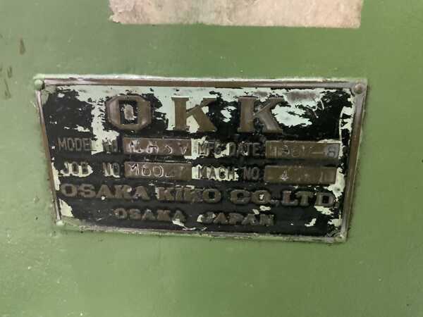 OKK #MH-3V, vertical milling machine, 65" x14-1/4" table, automatic lube, coolant, #50NS - Image 9