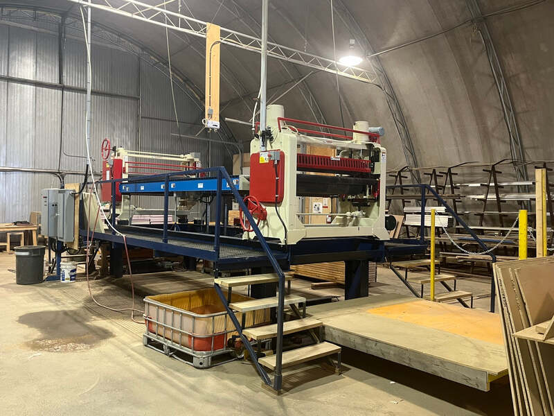 Black Brothers #22-D-875-56, Laminating & Gluing Equipment Line, 56" Glue Spreader, 8-3/4" Neoprene - Image 1