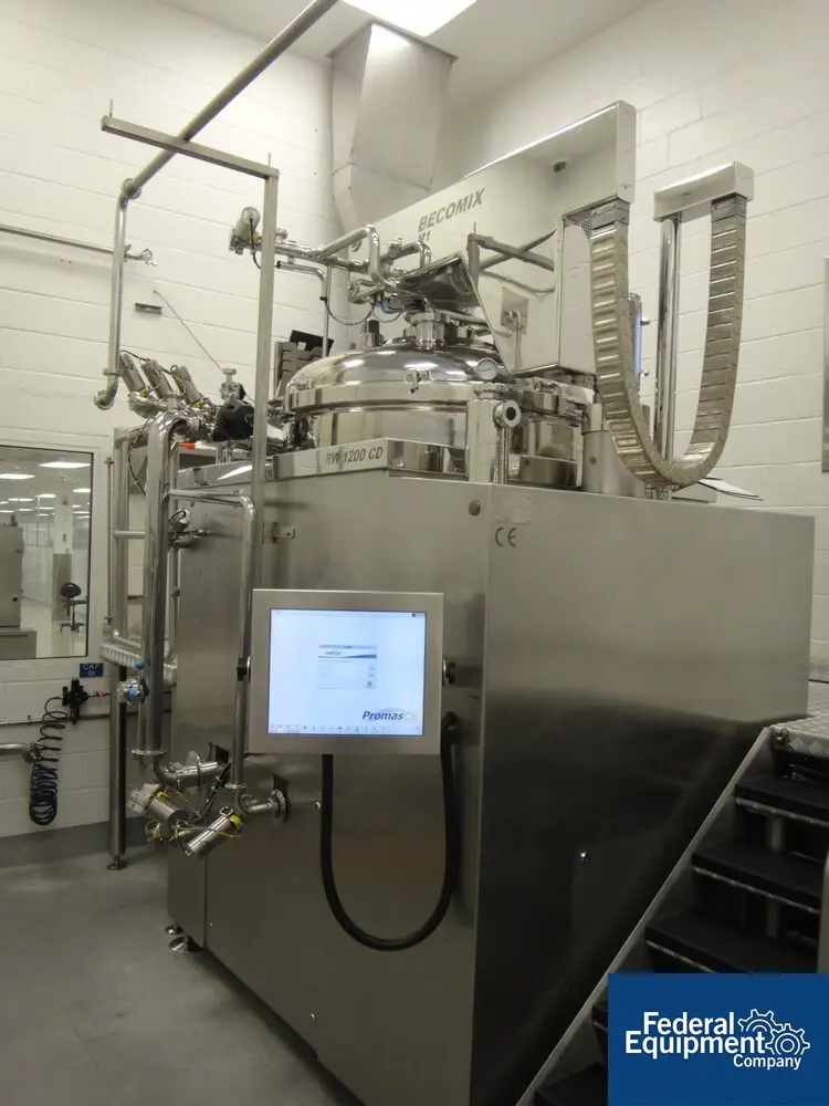 1200 Liter A Berents Becomix #RW-1200-CD + MV1000, Stainless Steel, 460 V., CE rated, upgrade 2017, 1999 - Image 1