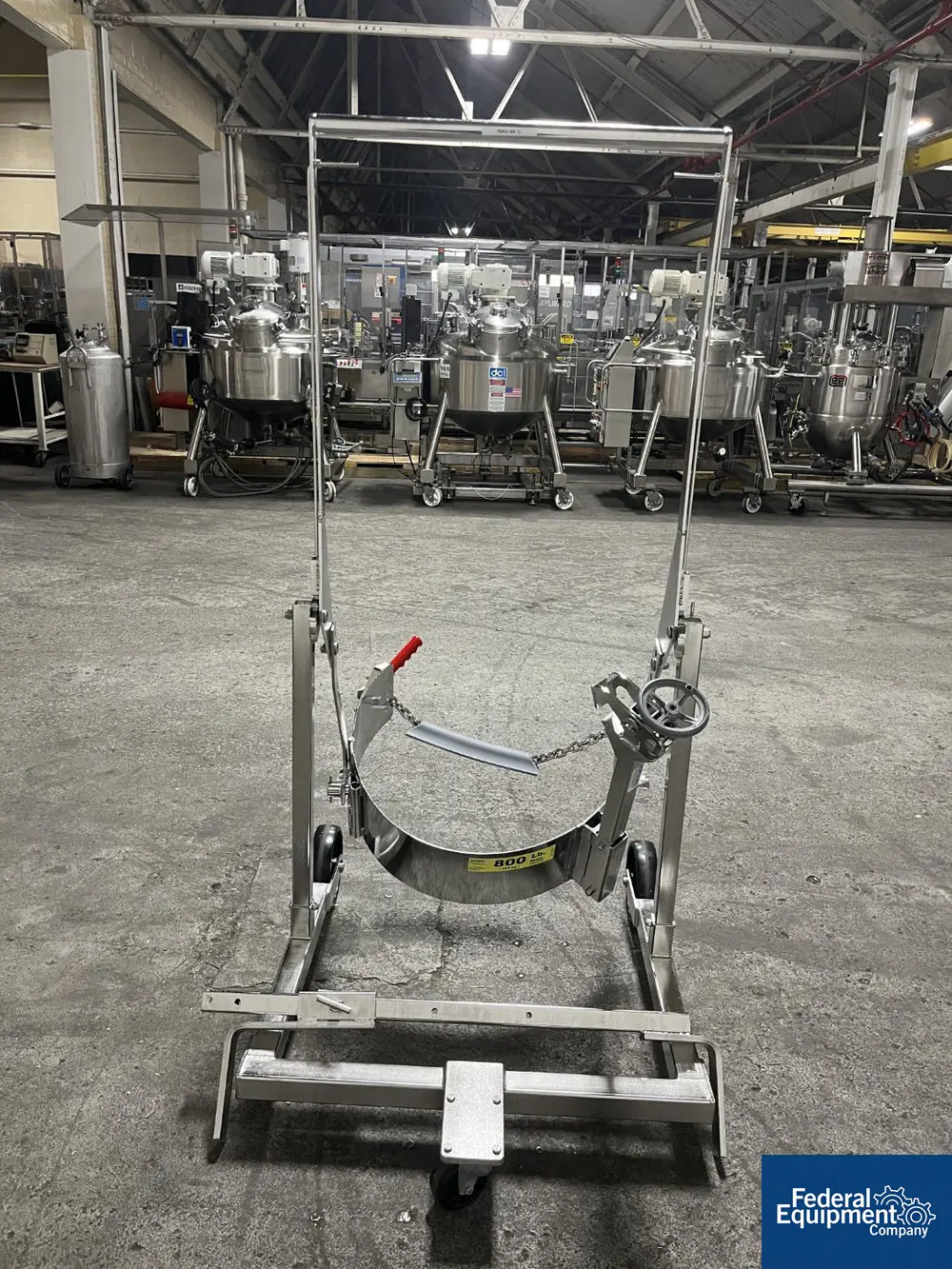 Morse Drum Handler, Stainless Steel, 800# - Image 4