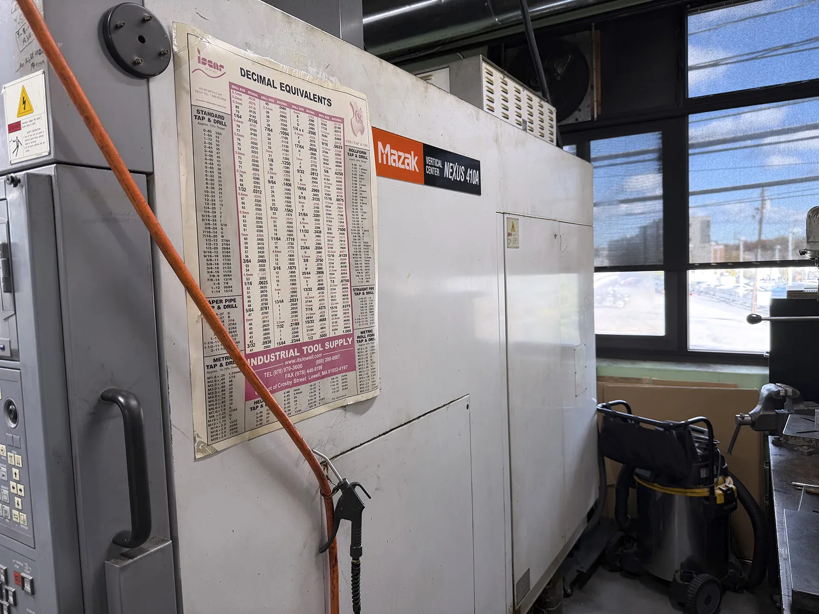 Mazak #Nexus-410A, CNC vertical machining center, 30 automatic tool changer, 22" X, 16.1" Y, 20" Z, 12000 - Image 3