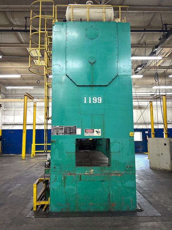 286 Ton, Stamtec #STD-260-380-125, Press, 7.9" stroke, 35.4" Shut Height, 159.6" x 49.2" tbl, 25 SPM, 141.7" - Image 6