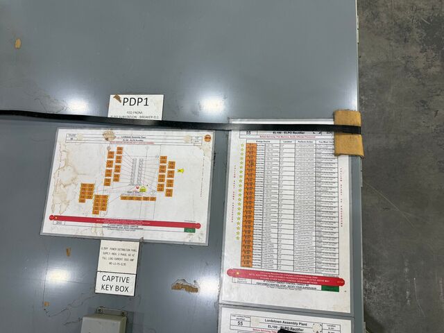 124 amp. 450 VDC, 480 VAC, Spang Mac #16-Unit, Rectifier System For DC Electrocoat, PDP's & Control Panel - Image 7