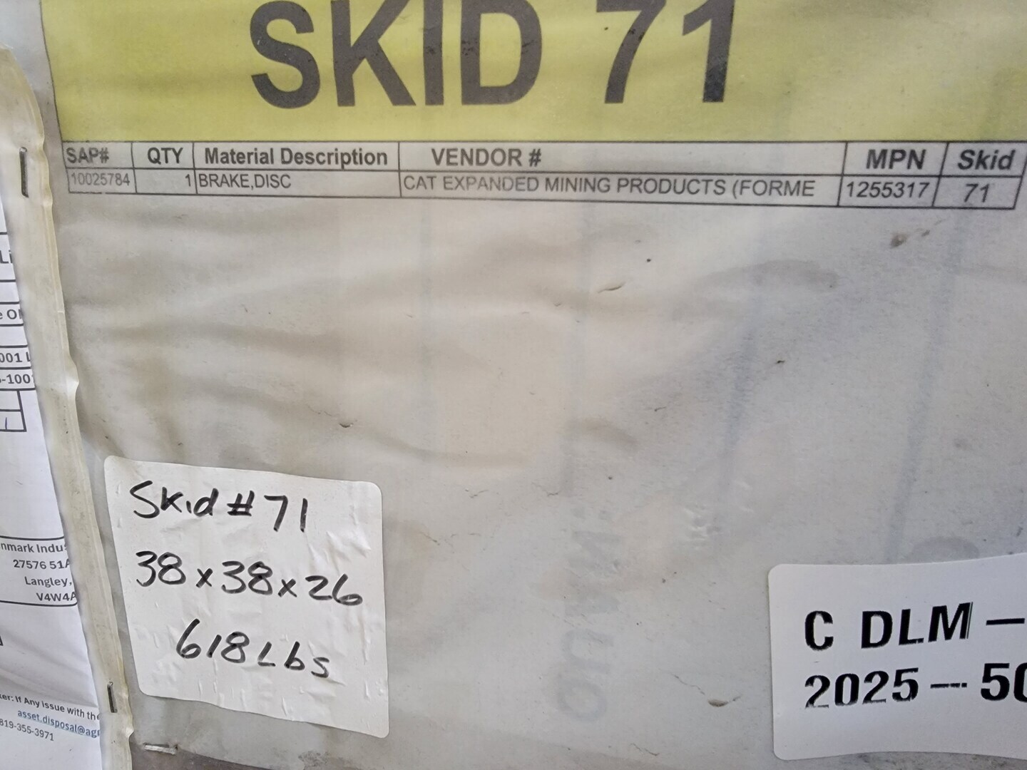 Caterpillar #1255317, Swing Motor Disc Brake - Image 4