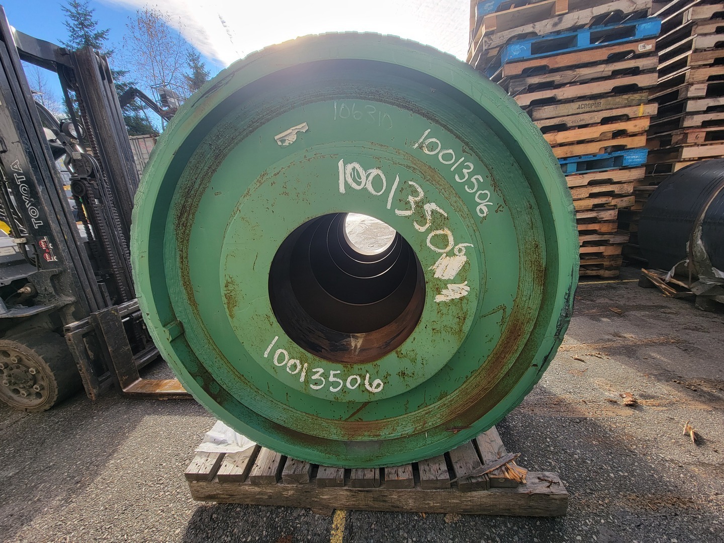 Continental #PDT4501533A5, Double Drive Pulley Assembly, 48" diameter x 78" face width - Image 4