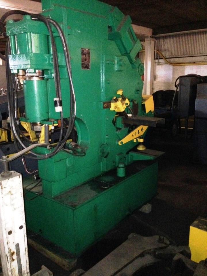 5" x 5" x 1/2" Hill-Acme #5, 75 ton, metalworker, shear, punch, coping, #64285 - Image 1
