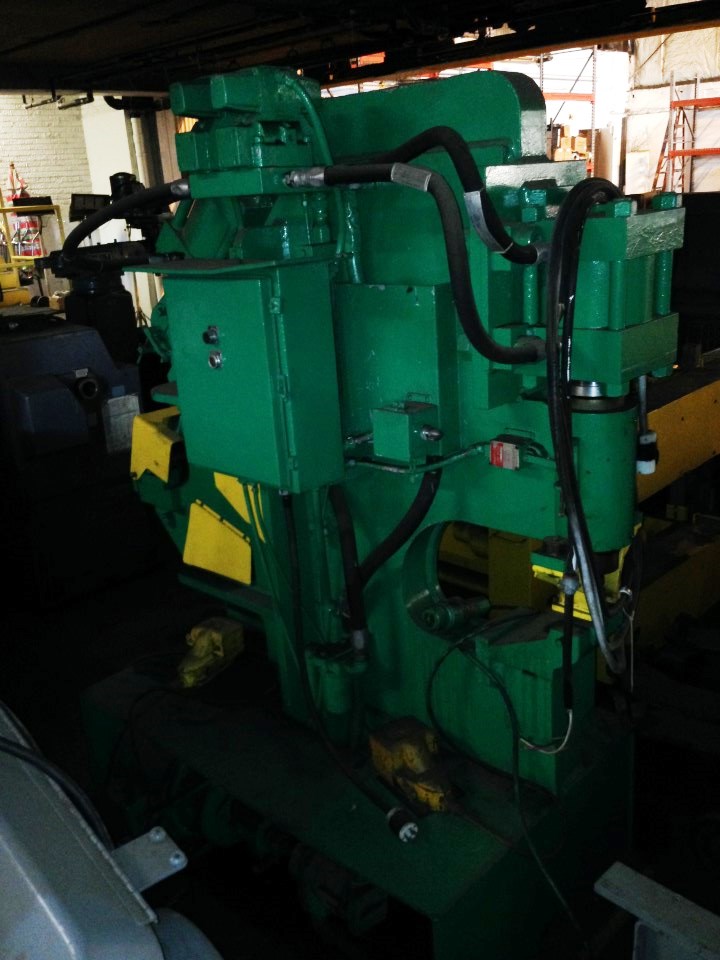 5" x 5" x 1/2" Hill-Acme #5, 75 ton, metalworker, shear, punch, coping, #64285 - Image 5