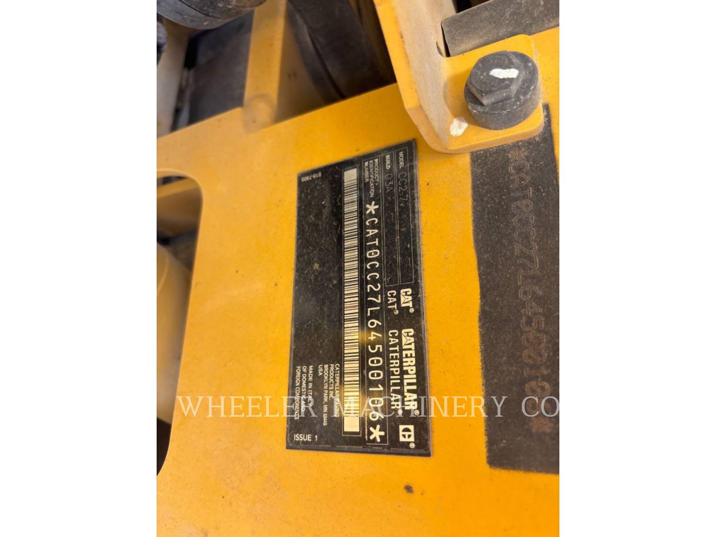 Cat CC2.7, Backhoe Loader, 837 hours, S/N: 64500106, 2021 - Image 6