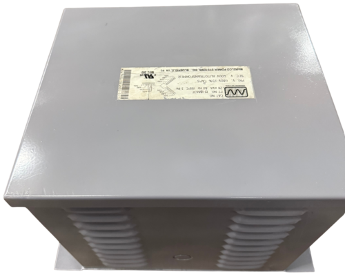 28 KVA 480 Primary, 400 Secondary, Marelco M-18663E Transformer - Image 1
