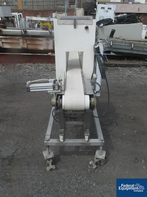 Cintex #SPL2084, Microsearch Metal Detector, w/ 6" x 90" conveyor, pneu reject, 2011 - Image 2