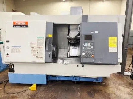 Mazak #Integrex-400Y, 5-Axis CNC Lathe, 24" swing, 15" chuck, 3.46" spindle bore, 3000 RPM, 40 ATC, 2001 - Image 3