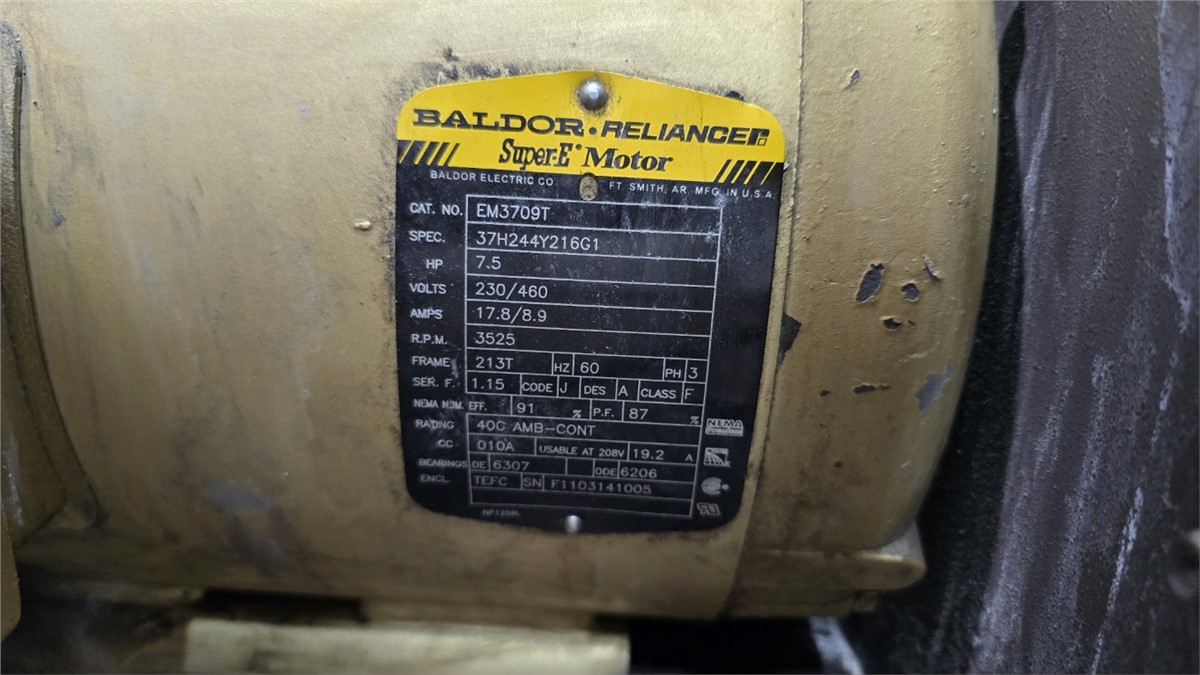 8" x 56" Cumberland/Colortronic #T56, granulator, 20 HP, TEFC, 2011 - Image 10