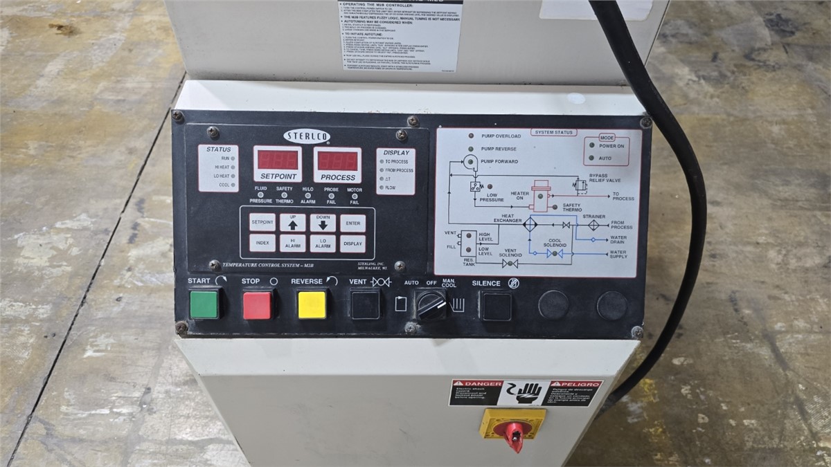 12 KW Sterlco #M2B2016-M1, thermolator, 100°F-550°F, 50 psi, 2 HP TEFC positive displacement pump - Image 4