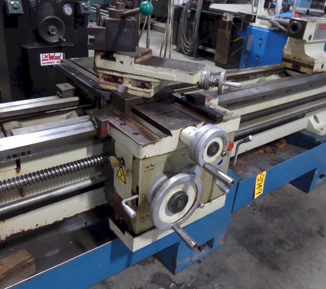 22" x 80" Toolmex #TUJ-50M/80, Engine Lathe, 14-1/2" swing over cross slide, 15" 3-jaw chuck, 3-1/2" spindle - Image 5