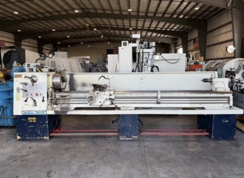 18" x 120" Willis #18120, Engine Lathe, 11-1/2" swing over cross slide, 13" bed width, 16" Bison 3-jaw chuck - Image 1